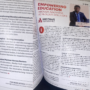 MedhaTech in World Education Magazine – EdTech Leaders